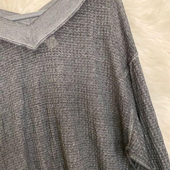 Free People We The Free South Side Thermal V-Neck - Picture 5 of 8